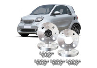 Kit d'entretoises de roue en aluminium Simoni Racing pour Smart - 2x16,5 mm - 2x16,5 mm