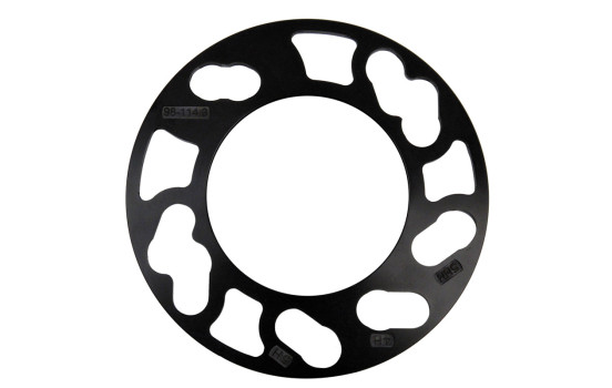 TPI Jeu d'entretoises de roue universelles 98->114,3 mm 5 mm 2 pièces