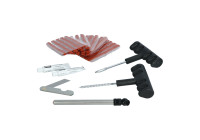 Kit de réparation de pneus Carpoint – 31 pièces avec poignées en métal