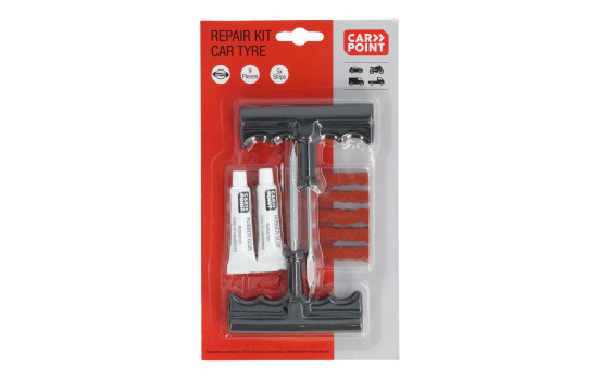 Kit de réparation de pneus Carpoint 9 pièces, Image 3