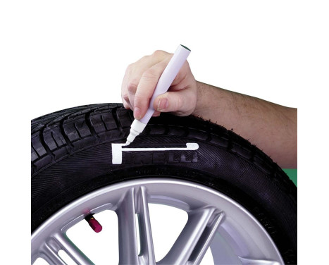 AutoStyle Tire Pin Blanc