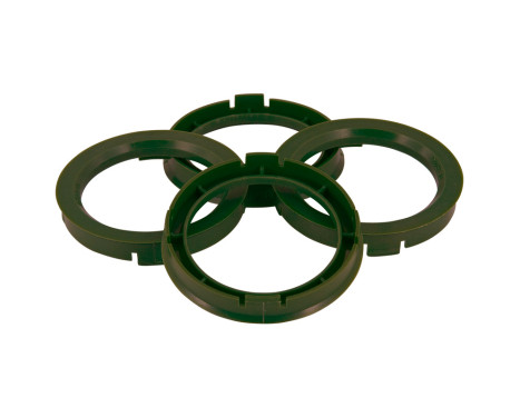 Anneaux de centrage TPI 67.1->65.1mm vert olive 4 pièces, Image 2