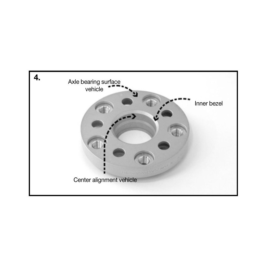H&R Spurverbreiterung 60mm Pro Achse | Lochkreis 4x100 | Für Smart | Made In Germany