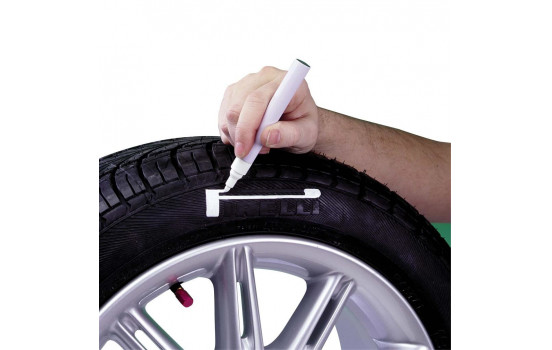 AutoStyle Tire Pin Blanc
