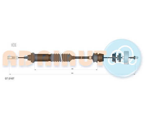 Cable d'embrayage