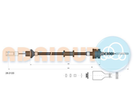 Cable d'embrayage