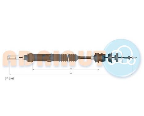Cable d'embrayage