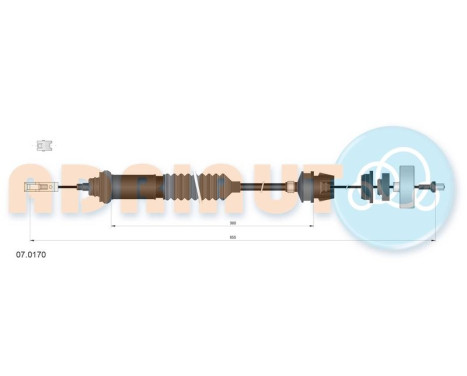 Cable d'embrayage