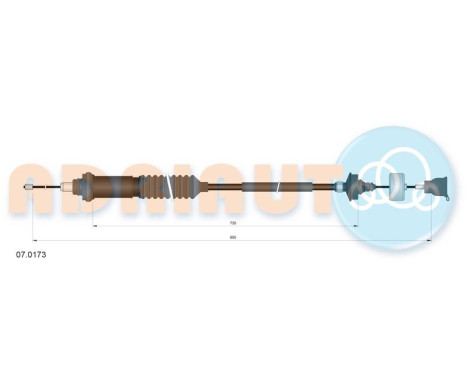 Cable d'embrayage