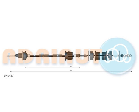 Cable d'embrayage