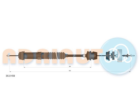 Cable d'embrayage