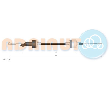 Cable d'embrayage