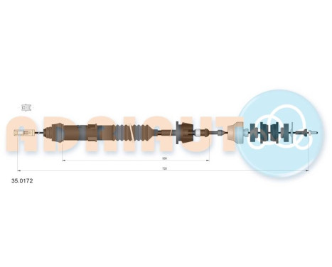 Cable d'embrayage
