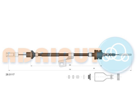 Cable d'embrayage