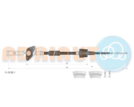 Cable d'embrayage