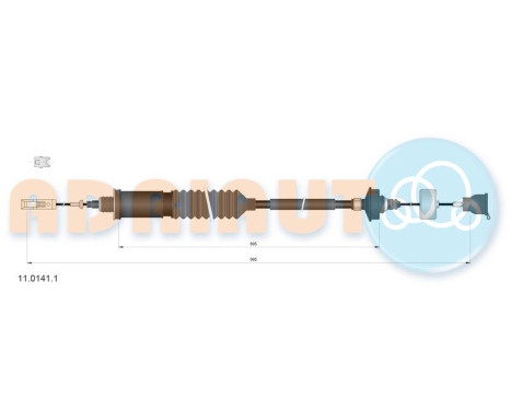 Cable d'embrayage