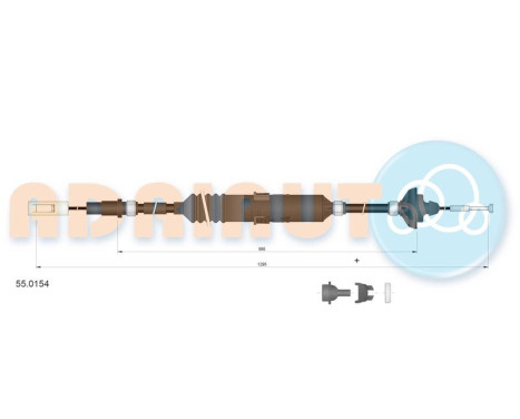 Cable d'embrayage