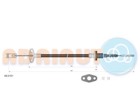 Cable d'embrayage