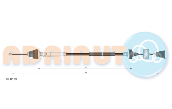 Cable d'embrayage