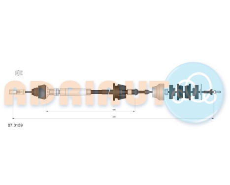 Cable d'embrayage
