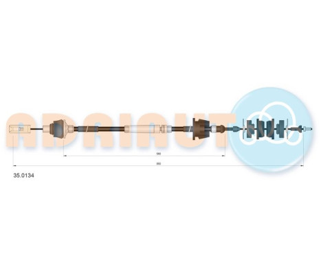 Cable d'embrayage