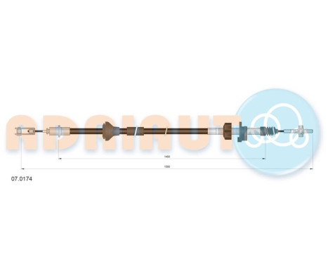 Cable d'embrayage