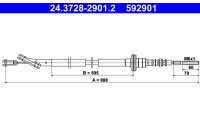 Cable d'embrayage