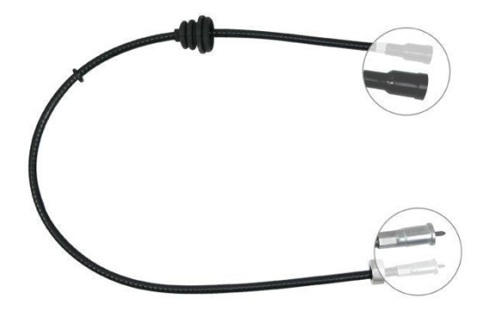 Câble flexible de commande de compteur