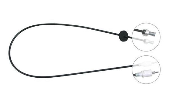 Câble flexible de commande de compteur