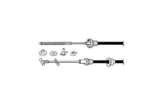 Tirette à câble, commande d'embrayage, Image 2