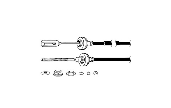 Tirette à câble, commande d'embrayage, Image 2