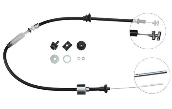 Tirette à câble, commande d'embrayage