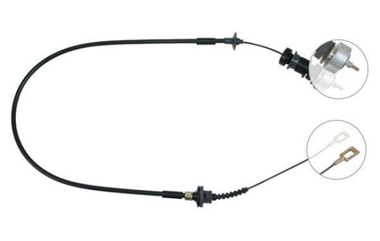 Tirette à câble, commande d'embrayage