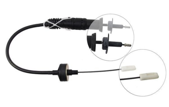 Tirette à câble, commande d'embrayage