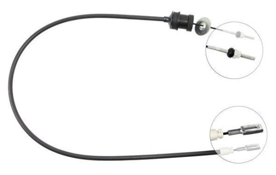 Tirette à câble, commande d'embrayage