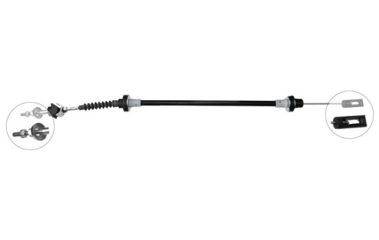 Tirette à câble, commande d'embrayage