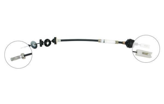 Tirette à câble, commande d'embrayage