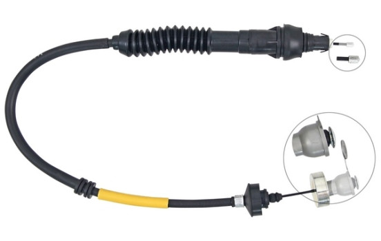 Tirette à câble, commande d'embrayage