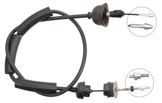 Tirette à câble, commande d'embrayage