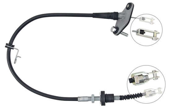 Tirette à câble, commande d'embrayage