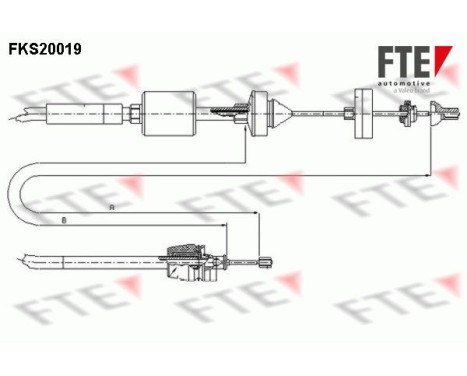 Tirette à câble, commande d'embrayage