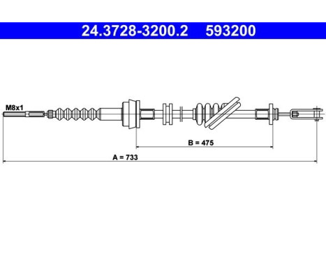Tirette à câble, commande d'embrayage