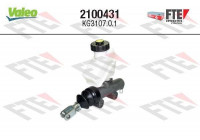Cylindre émetteur, embrayage FTE CLUTCH ACTUATION 2100431 Valeo
