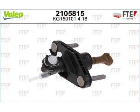 Cylindre émetteur, embrayage FTE CLUTCH ACTUATION 2105815 Valeo