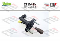 Cylindre émetteur, embrayage FTE CLUTCH ACTUATION 2115415 Valeo