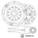 Kit d'embrayage ADM530103 Blue Print