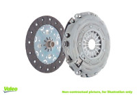 Kit d'embrayage KIT2P 828583 Valeo