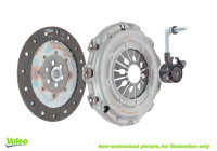 Kit d'embrayage KIT3P (CSC) 834098 Valeo