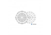 Kit d'embrayage SMARTFIT Solution Kit ADBP300033 Blue Print