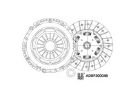 Kit d'embrayage SMARTFIT Solution Kit ADBP300048 Blue Print